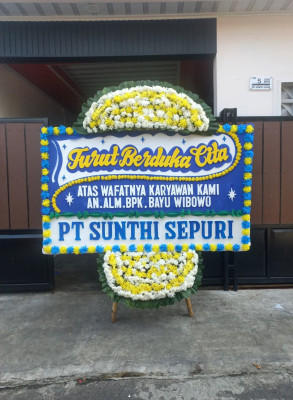 Papan Bunga Duka di Guraping